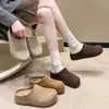 Nuevas Chanclas de Verano 2026 de Punta Cuadrada Francesa para Mujer, Chanclas de Verano para Exteriores con Cuña y Clip, Sandalias de Moda Versátiles