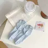 Calcetines de Algodón Puro con Bordado de Oso para Mujer, Calcetines Cortos de Algodón, Estilo Delgado de Verano, Talonera, Transpirables de Malla, Calcetines Cortos sin Costuras
