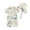 0-3M,3-6M,6-12M, 1-2 años , 2-3 años Traje de Baño de Tres Piezas de Dinosaurio para Niños