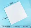 Tablero para Cuentas de 52 Rejillas 104 Rejillas, Material de PC Resistente a Altas Temperaturas, Patrón de Huella de Gato a Cuadros Azules y Rosas, Tablero Blanco con Líneas, Base Transparente para Tablero de Cuentas