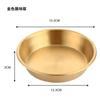 Venta al por mayor de fábrica de acero inoxidable 304, plato de encurtidos al estilo coreano, plato de salsa plana, plato para mojar, plato frío, plato de aperitivos, plato de condimentos