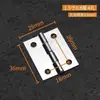 Aço Inoxidável Pequeno Armário Porta Abertura Plana Miniatura Mini Pequena Dobradiça 1 Polegada 2 Polegadas 3 Polegadas Dobradiça Porta Janela Dobrável Caixa