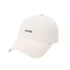 Boné de Baseball Novo Estilo Primavera e Verão com Letras Grandes para Mulheres, Proteção Solar, Respirável, Versátil, Emagrecimento Facial, Chapéu Bico de Pato de Aba Rígida para Homens