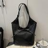 Bolso Casual Retro de Gran Capacidad para Mujer 2025 Nuevo Estilo Simple y Moderno Bolso de Hombro Bolso Tote Tejido Estilo Coreano