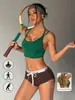 Sujetador de yoga europeo y americano sin costuras, ropa interior deportiva de secado rápido, ropa ajustada para deportes, running, fitness, camiseta sin mangas con hermoso diseño en la espalda, conjunto de yoga