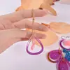 Molde para Colgante de Pendiente de Resina DIY con Agujeros, Gota de Agua Hueca, Concha, Escama de Pez, Molde para Colgante de Mariposa