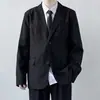 Traje Pequeño para Hombre Traje Moda Coreana Guapo Ins Calle Casual Traje Estilo Hong Kong Chaqueta Uniforme Dk