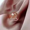 Anillo de Moda de Celebridad de Internet ins Tendencia Estilo Frío Anillo Abierto para Mujer Estilo Japonés y Coreano Anillo Sencillo de Perla y Circonita Anillo para el Dedo del Pie
