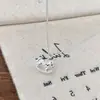 Collar Colgante Caballo Mecedora con Hielo Triturado para Mujer 2025 Nuevo Estilo Cadena de Cuello de Alta Gama Pendientes de Lujo Ligero de Nicho Cadena para Clavícula de Moda
