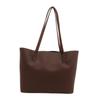 Bolso de Hombro Retro de Gran Capacidad Bolso Tote Simple y Atmosférico Transfronterizo Bolso de Axila Texturizado Versátil para Viajes de Negocios Comercio Exterior
