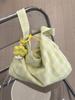 4481 Nuevo bolso de hombro estilo coreano para estudiantes, bolso de lona a cuadros azul leche, bolso cruzado informal para estudiantes