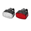 Lanterna Traseira de Bicicleta Transfronteiriça Carregamento Tipo-C Multimodo Luz Dianteira para Pedalada Noturna Conjunto de Lanterna Traseira Luz LED para Ciclismo ao Ar Livre