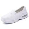 Zapatos de Enfermera Personalizados para Mujer, Suela Blanda, Transpirables, No Cansan, Versátiles, Blancos, Cómodos, Suela Plana, Antideslizantes, Zapatos de Trabajo para Hospital al por Mayor
