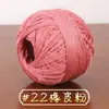 No. 6 Hilos de Encaje de Algodón y Lino, Hilo Tejido a Mano, Algodón Puro Medio Fino, Paquete de Materiales DIY para Crochet, Hilo de Crochet para Suéteres de Niños