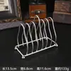 Suporte Pequeno de Ferro para Pratos de Cozinha Transfronteiriço, Suporte Pequeno Dourado e Prateado para Tigelas e Pratos Doméstico, Suporte de Armazenamento e Drenagem, Suporte de Armazenamento Triangular