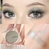 Nueva sombra de ojos monocromática, película fina y brillante, polvo suave ceroso, alta luminosidad, maquillaje de color económico, sombra de ojos monocromática multifuncional.