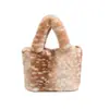Bolso cubo texturizado versátil de moda nuevo para otoño 2026, bolso de hombro de felpa de gran capacidad, bolso cruzado