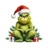 2026 Transfronterizo Nuevo Dibujo Animado Navideño Grinch Colgante Creativo Decoración de Árbol de Navidad Acrílico