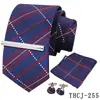 Conjunto Formal de Gravata e Lenço de Bolso Masculino 4 Peças Estilo Europeu Listrado Profissional de Negócios Gravata Amarrada à Mão Fábrica Shengzhou Em Estoque