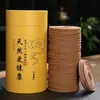 Bobinas de Incenso de Sândalo Natural, Incenso de Losna de 4 Horas, Fragrância para Ambientes Internos, Aroma Duradouro, Purifica o Ar, Desodoriza o Banheiro