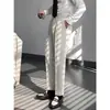 Calça Masculina Moderna e Fluida Estilo Hong Kong Primavera e Outono Nova Solta Reta Não Amassa Comprimento Total Casual Versátil Calça Longa