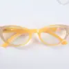 Óculos para Longe Transfronteiriços para Mulheres, Armação Retro Olho de Gato, Banhado a Diamante, Podem Ser Equipados com Lentes de Prescrição Anti Luz Azul Fabricante Atacado