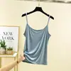 Camisola de Modal Feminina Verão Fina Sem Mangas Base Grande Solta Gordura mm Roupa Externa Efeito Emagrecedor Top