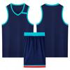 Lote direto de fábrica 2023 novo conjunto de uniforme de basquete de pescoço em V impressão adulto crianças campo de treinamento de basquete camisa de treinamento