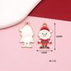 Série C de Natal 5 Liga DIY Acessórios para Joias Árvore de Natal Boneco de Neve Presente Amazon Comércio Exterior Exportação Pingente