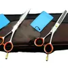 Tijeras de Peluquería Personalizadas Marca Ji de 5 pulgadas, Tijeras para Cortar el Cabello, Tijeras Planas, Tijeras para Flequillo, Tijeras Entresacadoras