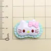 Serie de Máscaras de Ojos para Dormir de Animales Lindos de Dibujos Animados Accesorios de Resina Accesorios de Pegamento de Crema DIY Agujero para Pasador Hebilla de Zapato