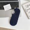 Calcetines invisibles para hombre, calcetines náuticos de algodón, informales, gruesos, absorbentes del sudor, con parte inferior de toalla y bucle, transpirables, de verano.