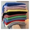 Chal Monocromático de Invierno de Felpa Liso Estilo Perezoso Color Sólido Mohair Grande de Lana Cálida Bufanda Estilo Estudiante Transfronterizo