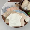 Camiseta Básica Lisa Manga Curta Multicor Infantil para Meninos e Meninas, Camada Base Versátil de Verão Roupas Infantis, Top para Bebê