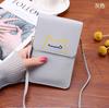 Bolsa para Teléfono Móvil para Mujer Pantalla Táctil Transparente Estudiante Verano Simple Puede Sostener Teléfono Móvil Nueva Versión Coreana Bolsa Vertical Cruzada Bolsa para Teléfono Móvil