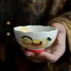 Caneca Master de Cerâmica com Design Floral para Uso Doméstico, Xícara de Chá de Alto Valor Estético, Caixa de Presente para Conjunto de Chá