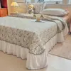 Juego de tres piezas de cubierta de cama de algodón puro, sábana de cama acolchada de una pieza totalmente de algodón, cubierta de tatami kang, antideslizante, nuevo modelo 2026, apto para todas las estaciones