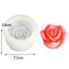 Molde de Silicone para Vela Flor Rosa Aromaterapia Gesso Enfeites para Carro Molde para Assar Bolo