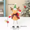 26 novas bonecas de tecido para decoração de Natal, arranjo de cena de Natal, renas estilo americano, bonecos de neve e Papai Noel