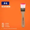 Pincel para Churrasco Cerdas de Nylon Pincel para Pintura a Óleo Grande, Médio, Pequeno Pincéis de Tinta para Uso Artístico Pincéis Infantis Personalizável Transfronteiriço