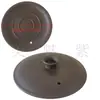 Colección de Tapas Negra y Marrón, Tapa Universal para Olla de Cerámica Negra de Arena Morada, Accesorios de Tapa para Cazuela Olla Eléctrica de Cocción Lenta Resistente a Altas Temperaturas