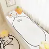 Alfombrilla para Ventana Saliente de Dormitorio Principal de Celebridad de Internet de Dibujos Animados Decoración de Habitación de Princesa Alfombrilla de Balcón Universal para Cuatro Estaciones Alfombrilla de Cachemira Absorbente para Ventana Saliente
