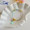 Cuerda de Colorido Hilo Tejida a Mano Cuerda de Mano Pulsera de Hilo de Cinco Colores 2025 Nuevo Dibujo Animado Lindo Cuerda Roja