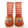 Calcetines de Verano de Animales de Malla con Suela de Cuero para Niños Calcetines de Piso para Niños Calcetines para Bebé y Niño Pequeño Zapatos para Bebé y Niño Pequeño Calcetines Antideslizantes con Puntos de Pegamento