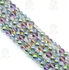 Cuentas Redondas de Vidrio de Cristal K9 Brillante Burbujas de Vidrio Redondas Cuentas Redondas de Luz Accesorios Semi-Terminados de 4/6/8/10mm