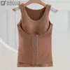 Roupa íntima térmica feminina, modeladora, modelagem, controle da barriga, camiseta de base para mulheres, dropshipping, abotoada, colete quente para mulheres, forrado com fleece, espessado