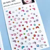 Nuevas Pegatinas de Diamantes de Cristal para Niños Maquillaje de Escenario para Actuaciones de Niñas Joyas Decorativas Coloridas para Mole de Frente Despegable DIY