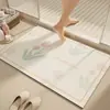 Alfombrilla de Baño Fresca y Sencilla, Alfombrilla Absorbente de Agua y Antideslizante para Baño, Se Puede Cortar a Medida, Alfombrilla de Tierra de Diatomeas Resistente a Manchas y al Desgaste
