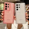 Para Samsung S24ULTRA Jabón Transparente Funda de Teléfono S23 Todo Incluido Resistente a Caídas A14 Gelatina Color Sólido Funda Protectora