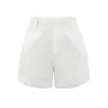 2026 Verano Embellecedor de Piernas~Shorts de lino que hacen las piernas lucir más largas, casual de tiro bajo, que muestra el ombligo, adelgazante, suitable para el uso diario, shorts para mujer